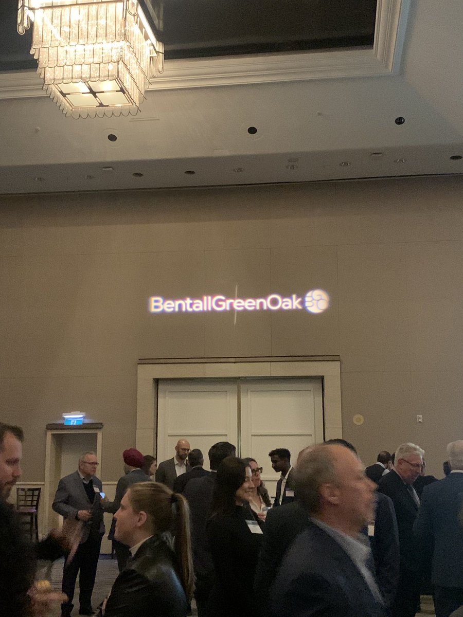 re_forums's tweet photo. Oh what a night! Thank you to everyone who attended the Chairs’ reception tonight, and to our sponsors @BentallGreenOak and @FNCanada. See you tomorrow for #TREF22 https://t.co/edazmGCqXB
