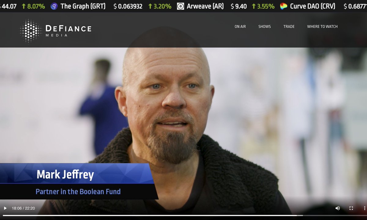 markjeffrey's tweet photo. Oh, super cool @alongoren -- I had not seen this yet!!!
Thanks @defiancemediatv #cultureconversations #LABlockchainSummit
I'm at the 18 min mark, but @mikojava and @CryptoWendyO are pretty cool also :)
https://t.co/ZpojLV9Thx https://t.co/pOgbnGSVap