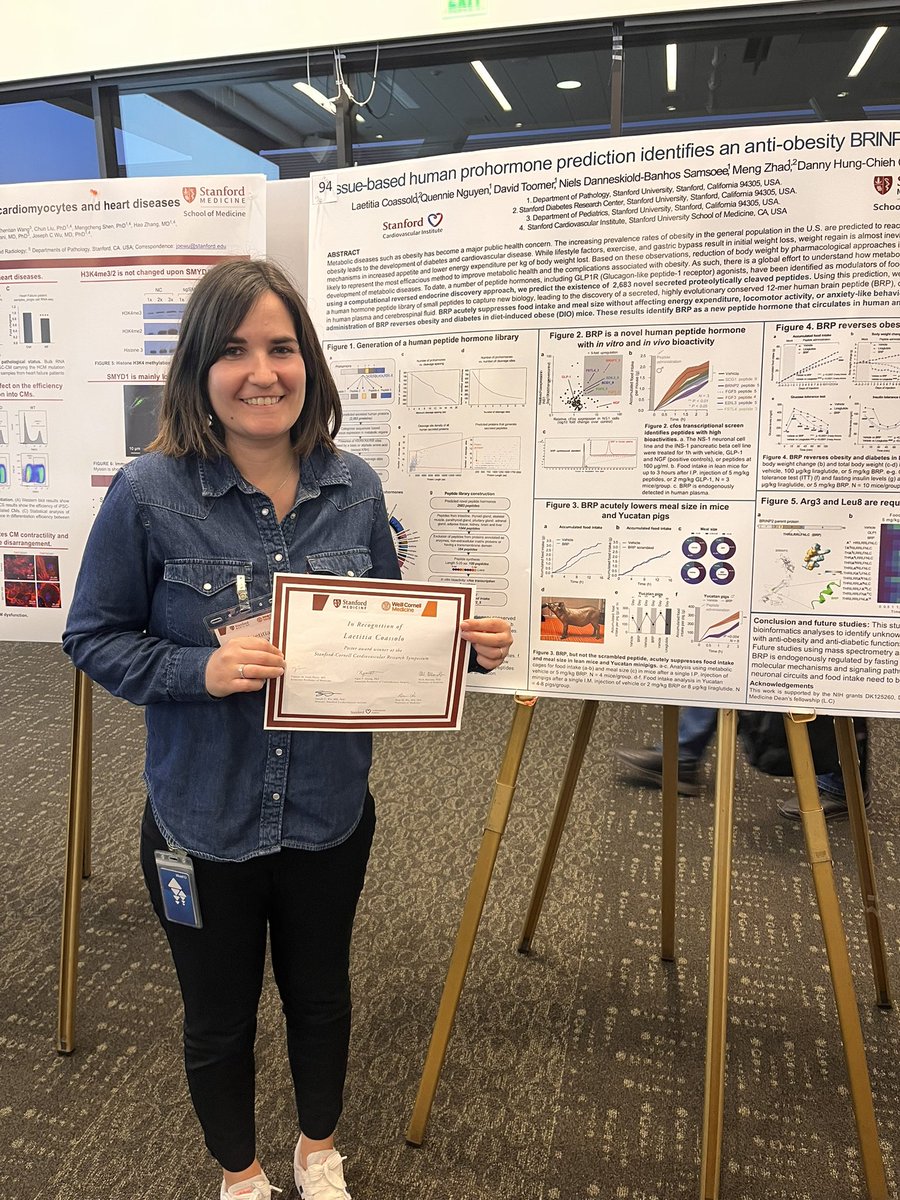 SvenssonLab (@svenssonlab) on Twitter photo Congrats Laetitia for winning best poster prize at the CVI-Weill Cornell symposium! <a href="/StanfordCVI/">Stanford CVI</a> <a href="/StanfordPath/">Stanford Pathology</a> <a href="/StanfordDRC/">Stanford Diabetes Research</a> Congrats Laetitia for winning best poster prize at the CVI-Weill Cornell symposium! <a href="/StanfordCVI/">Stanford CVI</a> <a href="/StanfordPath/">Stanford Pathology</a> <a href="/StanfordDRC/">Stanford Diabetes Research</a>