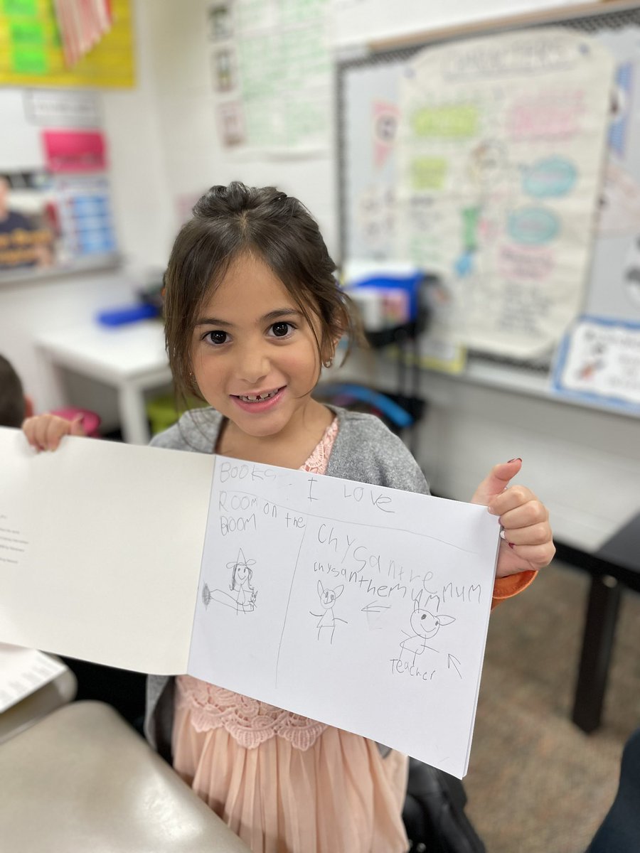 marnellandrea29's tweet photo. Today we worked in our reader’s notebook. We brainstormed some of the books that we love. Then students picked 2 books that they love and drew pictures of those books. @VV_Voyagers #fabulousfirsties #welovebooks #readersnotebook #artists https://t.co/yjdT20DKNH