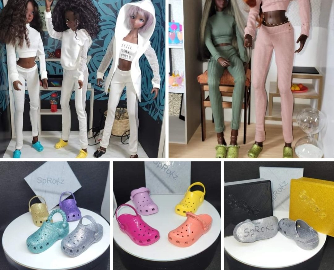 MiniBrez's tweet image. What do you get when you add: Smart Doll + Crocs?

SPROKZ!!! SPROKZ!!! SPROKZ!

And if you listen closely, you will hear my girls saying, "Look Ma, NO STANDS!!" 

That's right, when wearing their Sprokz, they are free-standing!!

Coming soon...stay tuned...
#dannychoo
#smartdoll