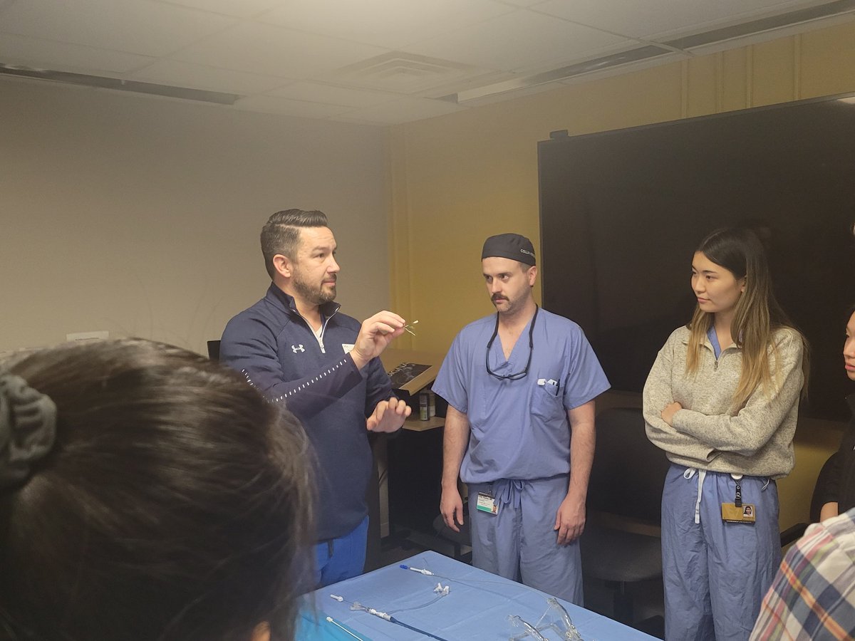 NVoutsinas's tweet photo. Huge thank you to @ArgonMedical and their #ARMS program coming to teach the residents and medical students about interventional radiology #irad #redres #MedEd @VUMCradiology https://t.co/rmDfVTUECx