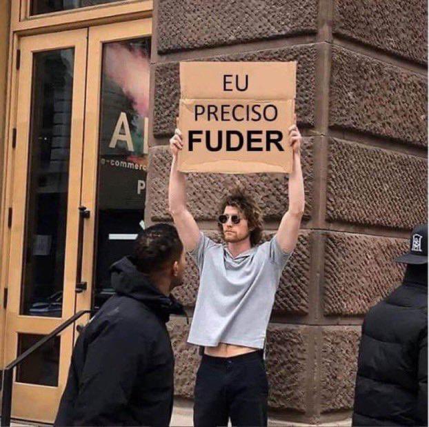 Eu tô na seca tem duas semanas não aguento mais