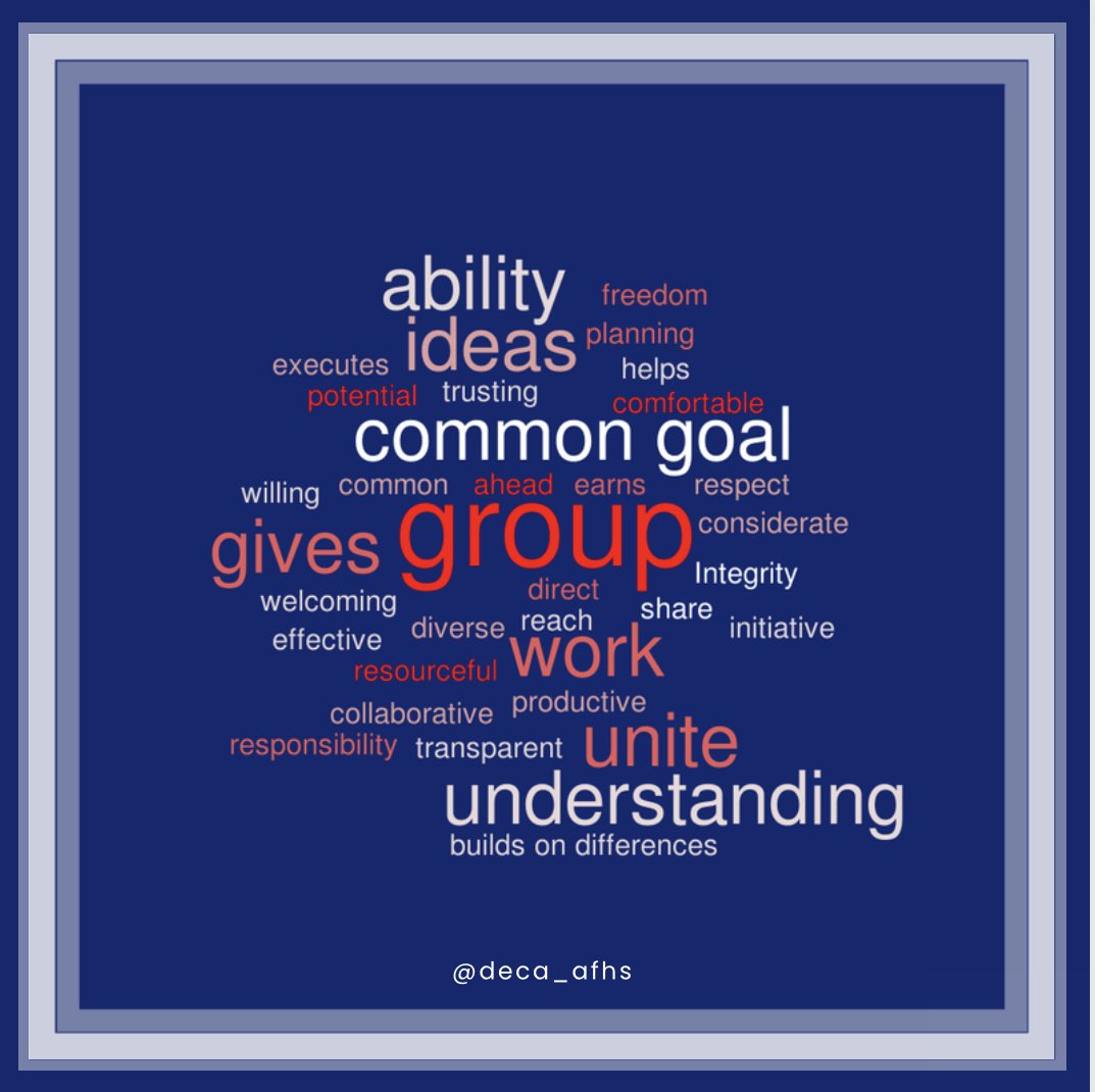 AFHS DECA tweet media