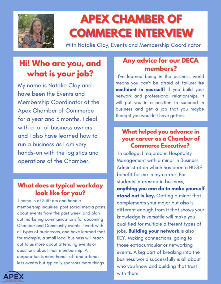 AFHS DECA tweet media