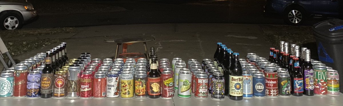 skochb's tweet photo. Let us commence the 24 beers of Christmas! @tallen1984 @DJShaves @BryJackKC @brianroewe @shillbilly8 https://t.co/tdkQcUETc8