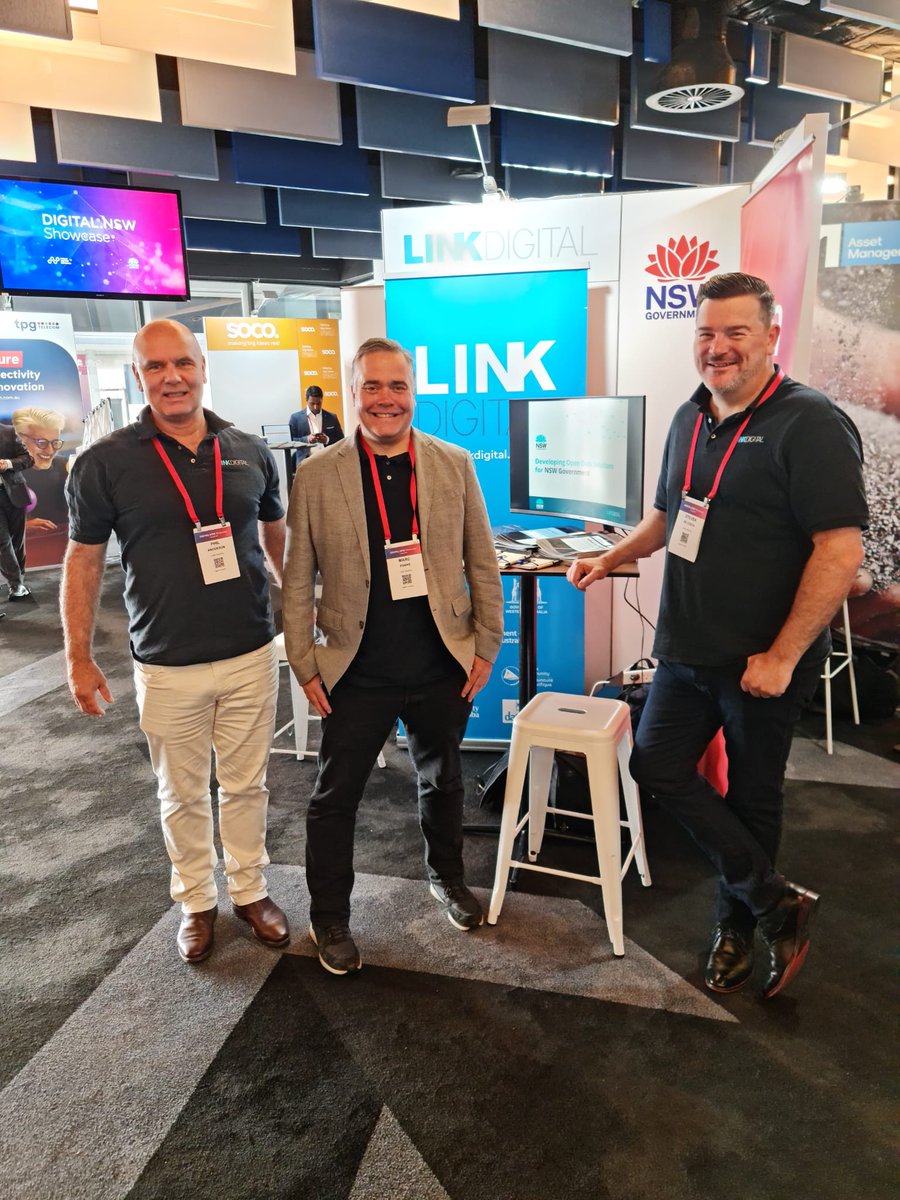 link_digital's tweet photo. The long-awaited government event is finally here! Come say hi to the @link_digital team booth SM2
#digitalnsw #nswgovernment #CKAN #opengovernment #datasolutions #publicsectornetwork #digital #data https://t.co/aUwkwRliNW