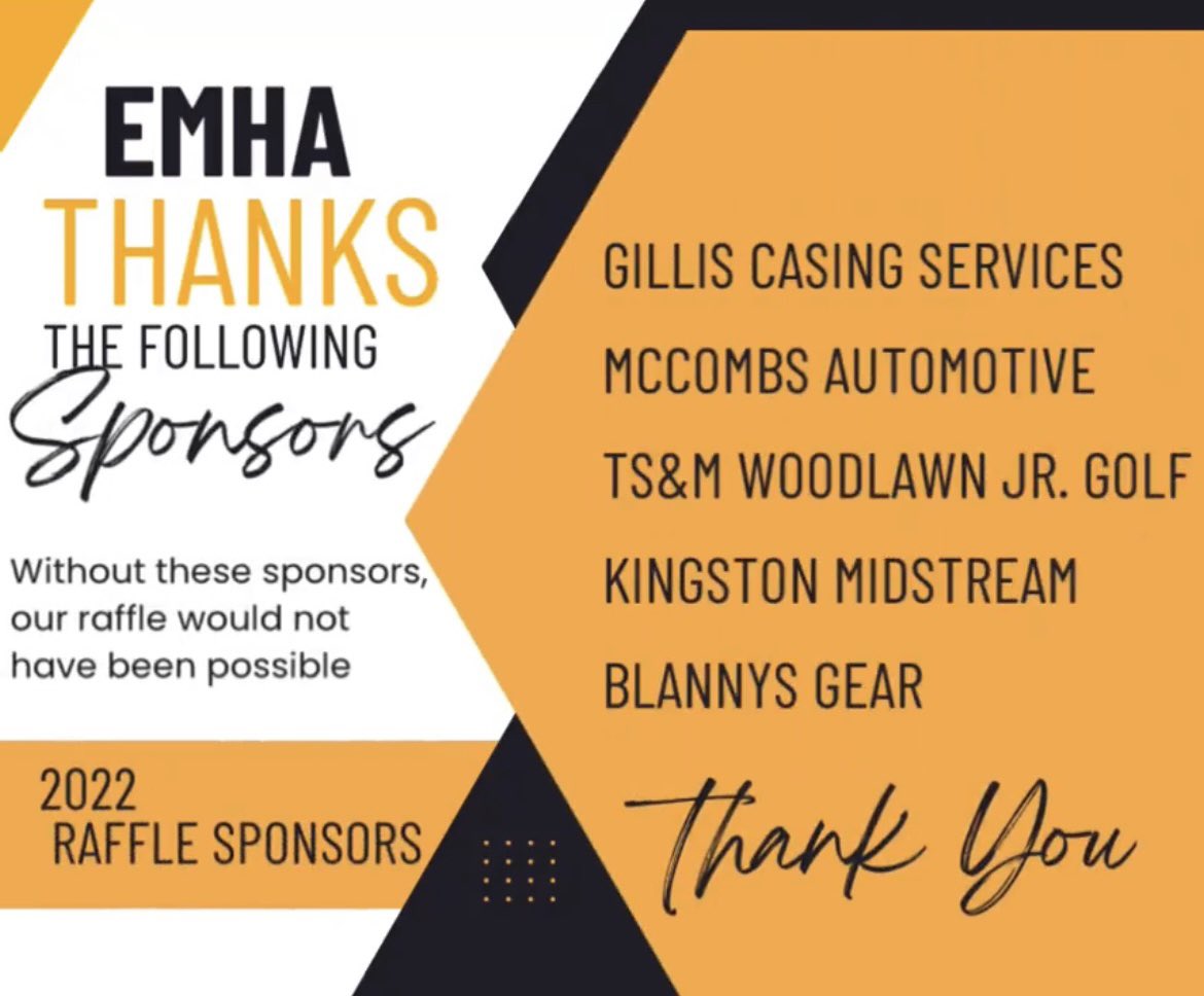 EMHA_hockey's tweet photo. Sponsors such as these ones are so appreciated and values by our organization. Thank you again for your support of minor sports in Estevan! https://t.co/m6xHR1YO3H