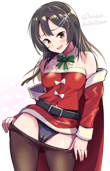 朝のワンドロ
クリスマス親潮ちゃん

こういうふうに描きたかったんだ

#艦これ #親潮 
