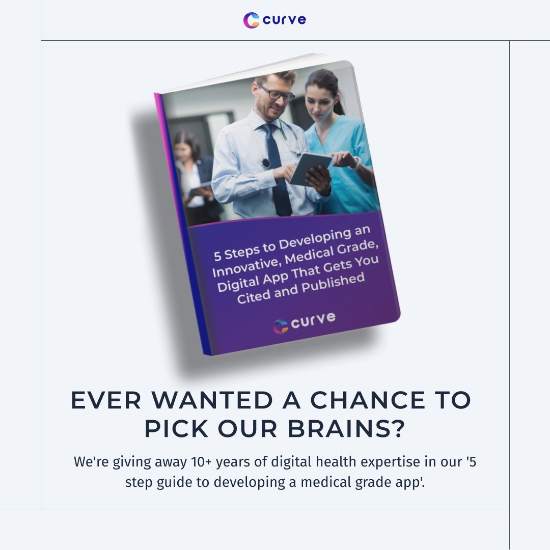 Ever wanted a chance to pick our brains? We're giving away 10+ years of digital health expertise in our '5 step guide to developing a medical grade app'.

Get your copy here: bit.ly/3F8O88H