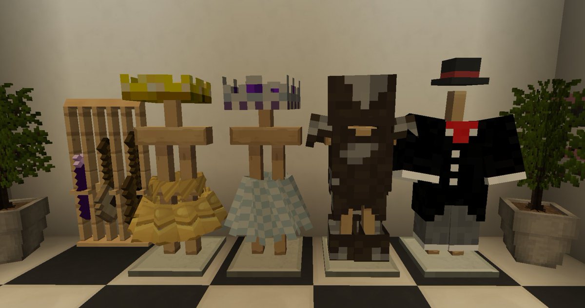 _FnafTown's tweet photo. What a lovely set of costumes! I wonder what the crew might do with them- Which one is your favorite? I love the suit and tophat! It's my favorite!
#fnaf #freddyfazbear #Fivenights #Minecraft #minecraftroleplay #Mcfnafrp https://t.co/SoXyZFgAAR