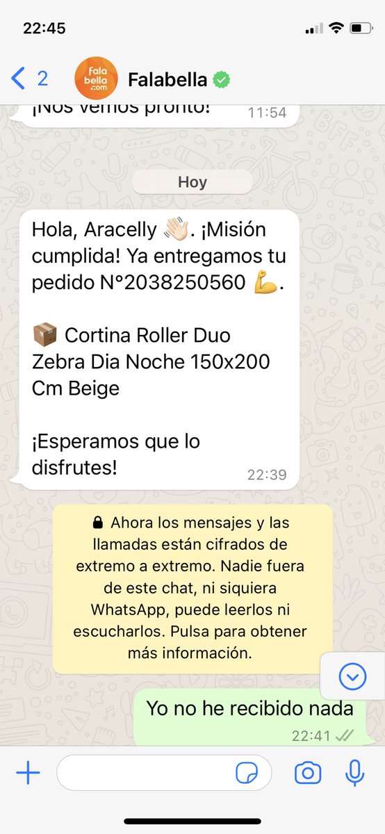 Aracelly_cfl's tweet photo. Necesito ayuda @FalabellaAyuda me acaba de llegar un mensaje que ya recibí mis productos y yo NO he recibido nada, para colmo pedí el envío para el 12 de diciembre no para hoy!! 😠 https://t.co/Z3kuOsDkWR