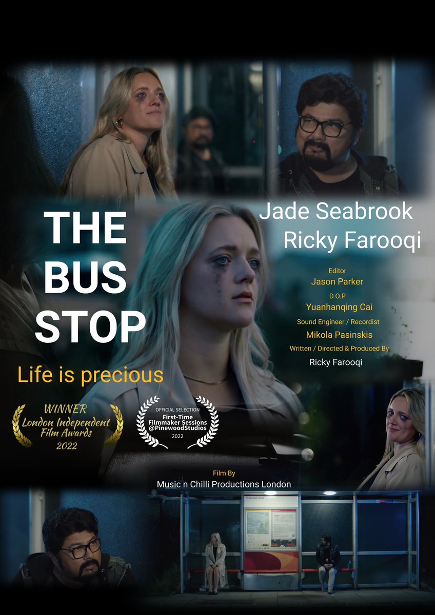 RickyFarooqi's tweet photo. My short film The Bus Stop won the award for the best drama short film in London Independent Film Festival Awards.#film #shortfilms #london #festivalaward #filmlovers #shoot #director #producer #Writer #rickyfarooqi #hollywoo #Netflix https://t.co/wgNJTLuRhD