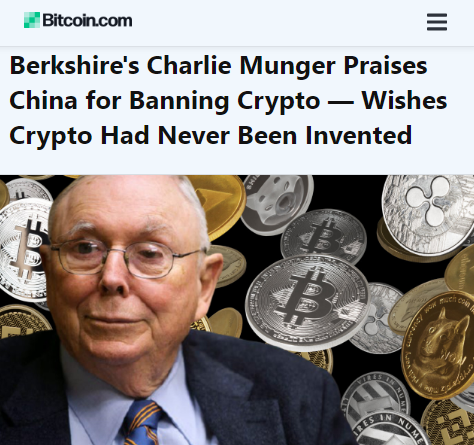 They don't want you to know that bitcoin has outperformed their stock

Bitcoin is censorship resistant, self owned and trustless

You don't have to trust your money with a 98 year old man who praises China for censorship