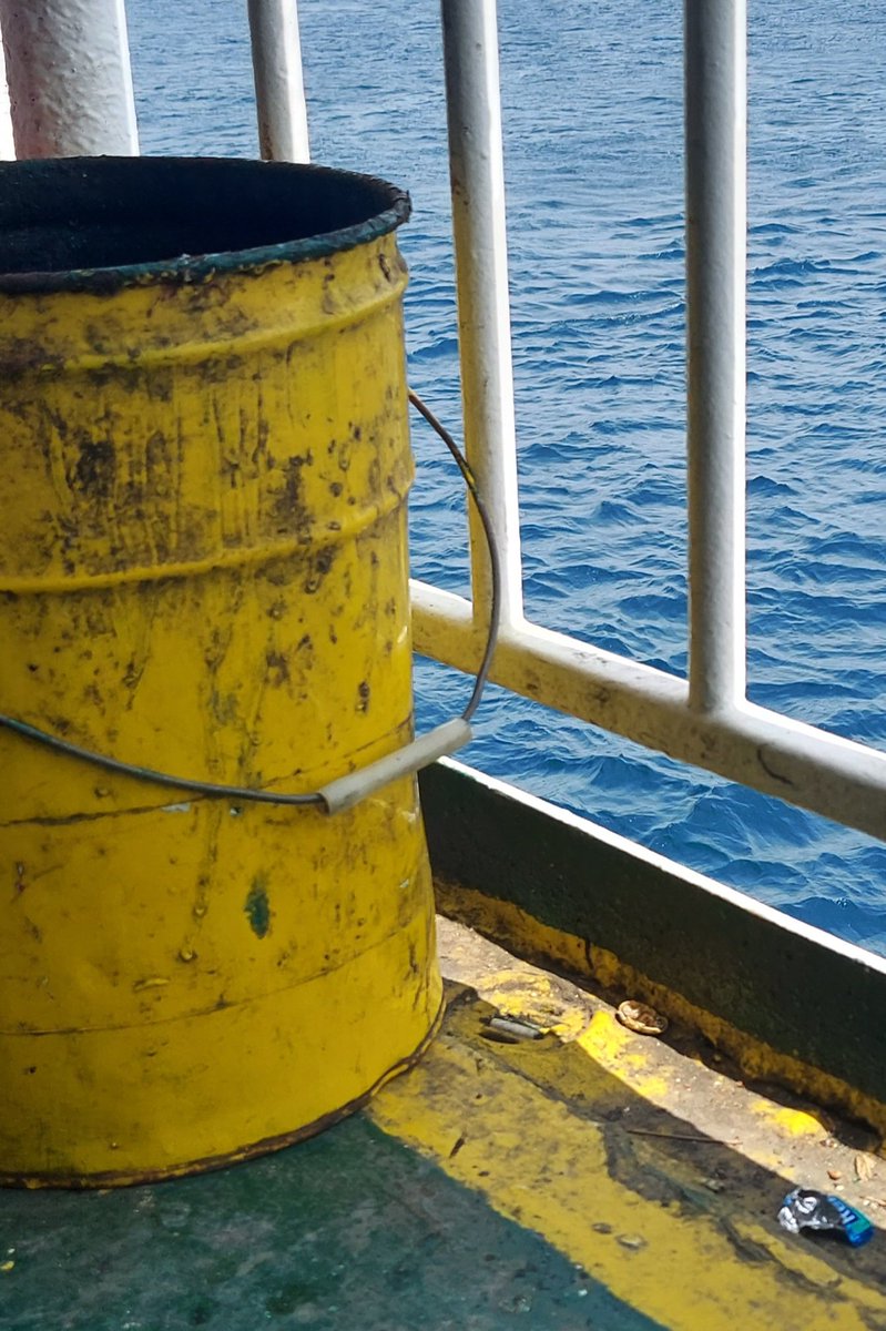 Sitting on an Indonesian ferry thinking about plastic pollution. What can be collected? What, given its format and composition, must be simply designed out?