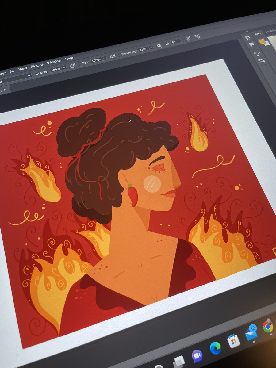 Spicy 🌶 #illustration #doodle #doodleart #digitalart #adobe #photoshop #digitalillustration