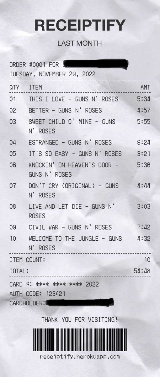 Slashfanbase's tweet image. Será que eu escuto mt Guns? 😅