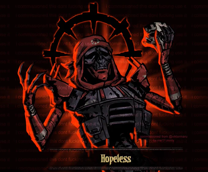 COMMISSIONED THIS DARKEST DUNGEON  REVENANANT FROM  COMMISSION HIM TOO!! NOOOW!!!!! 