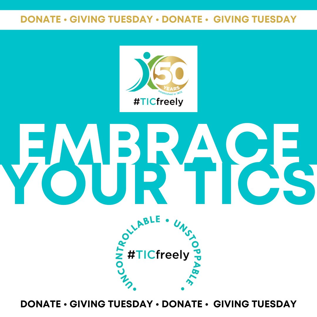 TouretteAssn's tweet photo. Embrace your tics this #GivingTuesday and every day!  

💚Show us your interpretation of #TICfreely and donate to the TAA at https://t.co/YXeZVyZ1WY TODAY!

#UncontrollableUnstoppable https://t.co/QDuBs0c0fS