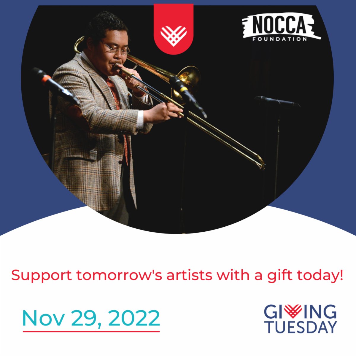 Another #GivingTuesday is almost done! If you've made a gift in support of NOCCA's young artists, we thank you. If not, you only have until midnight! Donate now at noccafoundation.org/?form=GivingTu…! #NOCCAGivingTuesday