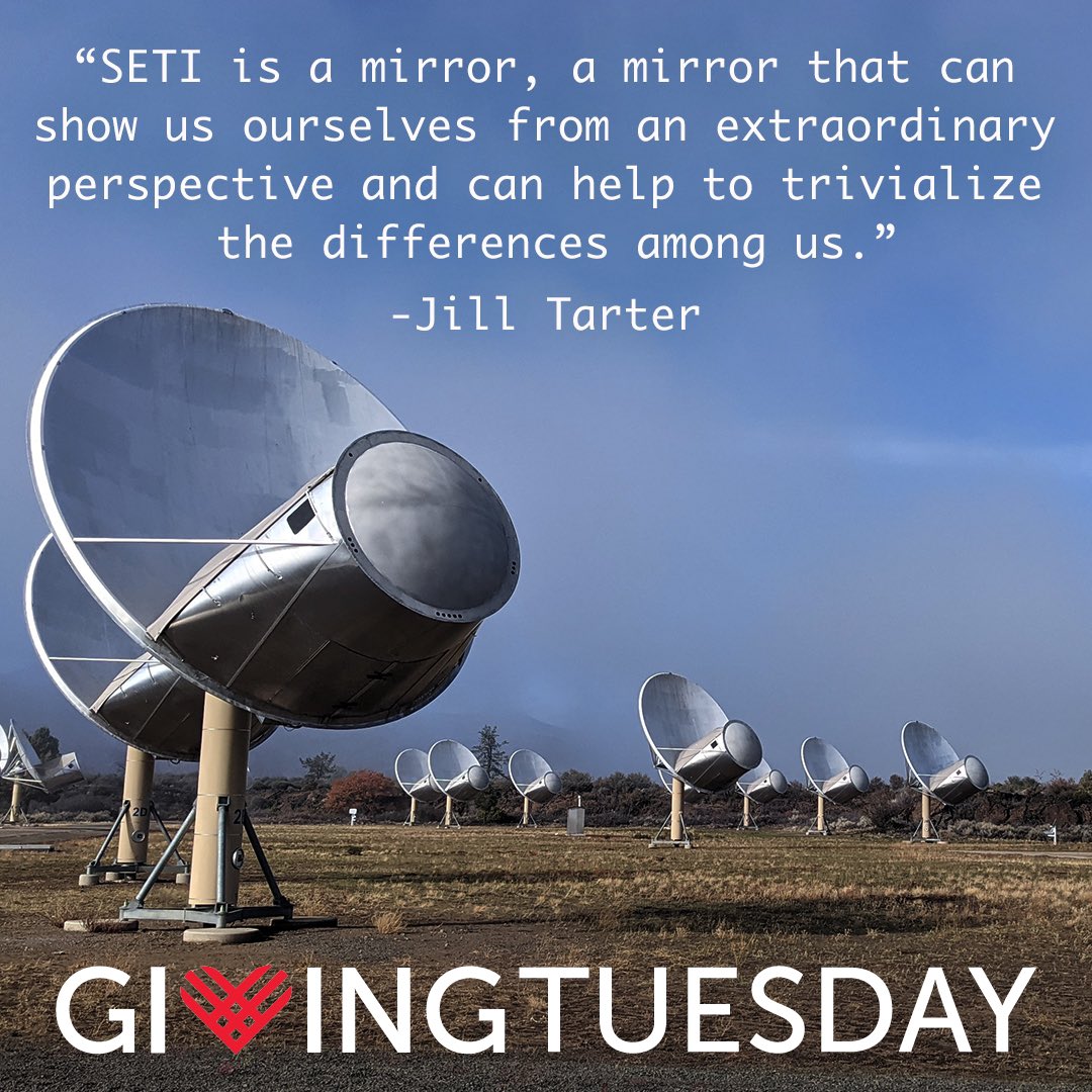 daneglasgow's tweet photo. There are many worthy options for #givingtuesday2022.  Please consider a contribution to the @SETIInstitute, which is helping understand our place in the Universe.  https://t.co/R5klVUVAjn. If 350 people make a gift today, a long-time supporter will donate $10K. https://t.co/xYXihSiLTM