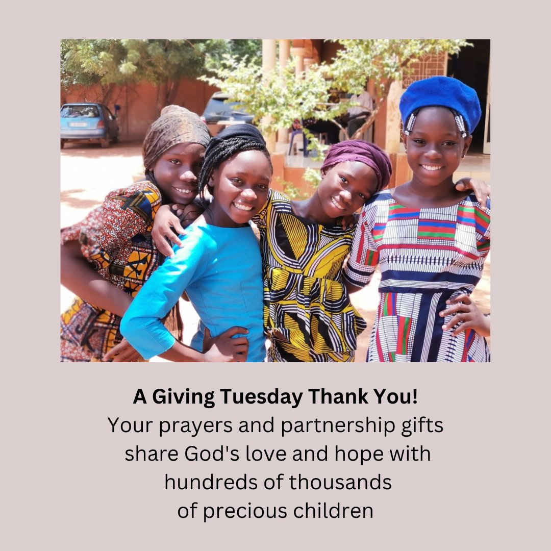 Giving Tuesday can change lives for eternity! Thank you for your gifts and prayers! (Want to know more? Feel free to check out our website in our bio for more info. )