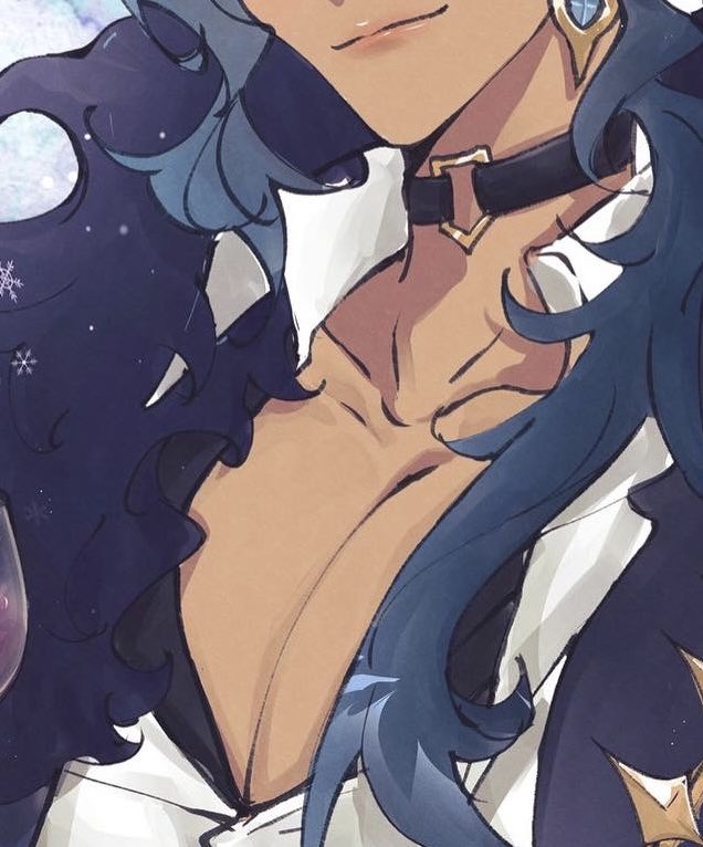 CurlyTamagoSub's tweet photo. Slept at 4 am just to finish my kaeya illustration,,, i will now resting at his chest https://t.co/VyhJQWey24