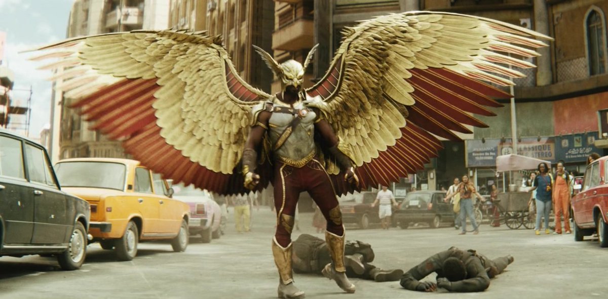 NebsGoodTakes's tweet photo. Hawkman looking this good is crazy https://t.co/7yTR4i46Ns