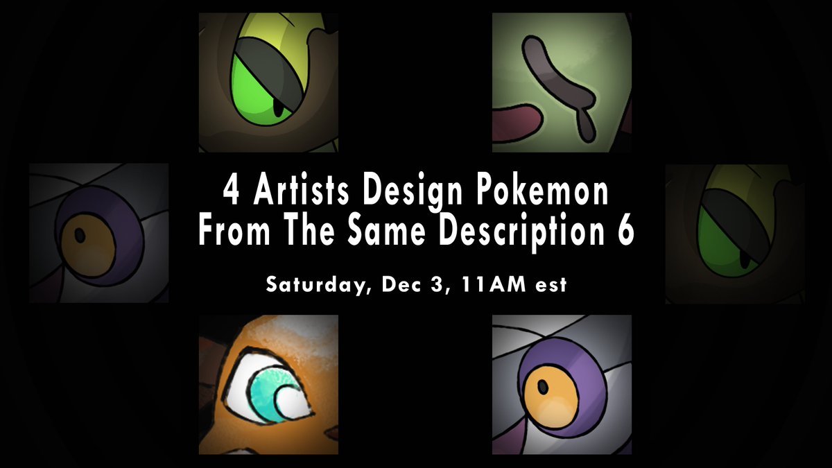 NEW VIDEO this Saturday featuring @DeadBedSpread , <a href="/babyb3ans/">subjectively claire 🐰 𝓬𝓸𝓶𝓶𝓼 𝓸𝓹𝓮𝓷!</a>  and <a href="/Subjectively_5/">Subjectively</a>  where we make a bunch of Pokémon based on the same description. Please stay tuned and make sure to check out part 5 if you haven't already (youtu.be/f4dy25583mQ) #Pokemon