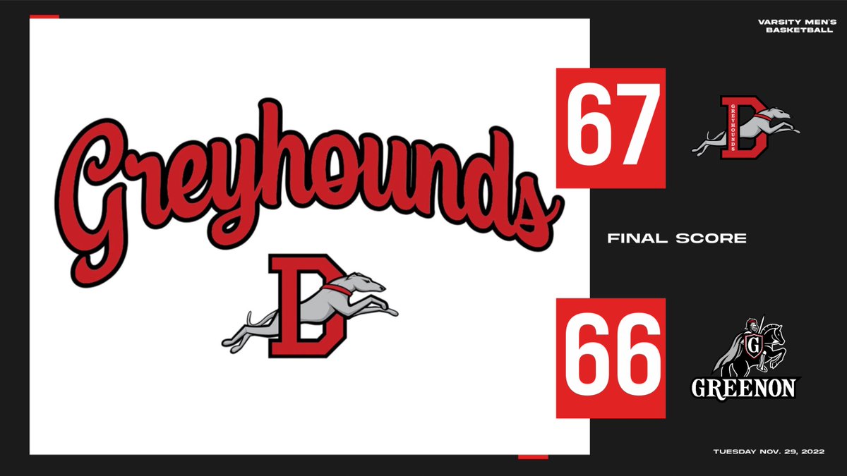 Dixie_Athletics's tweet photo. What a way to start the year! Your hounds WIN in 2OT!! Beating Greenon 67-66, Luke Miller scores 23 and Kole Huffman with 20. GO HOUNDS! https://t.co/bFyxz3ONob