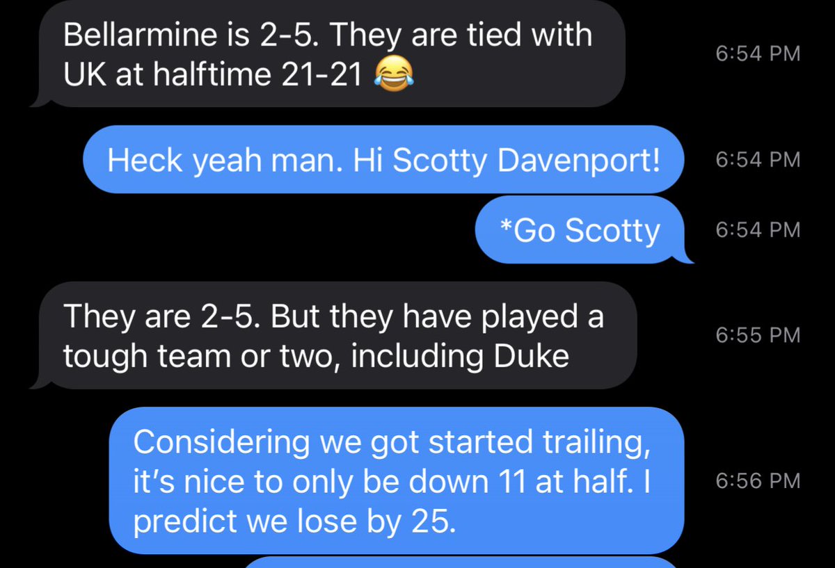 johnny_grenade's tweet photo. @StevenRummage We’ve come to expect it. See text exchange between my brother and I. https://t.co/u4aaMtVLqF