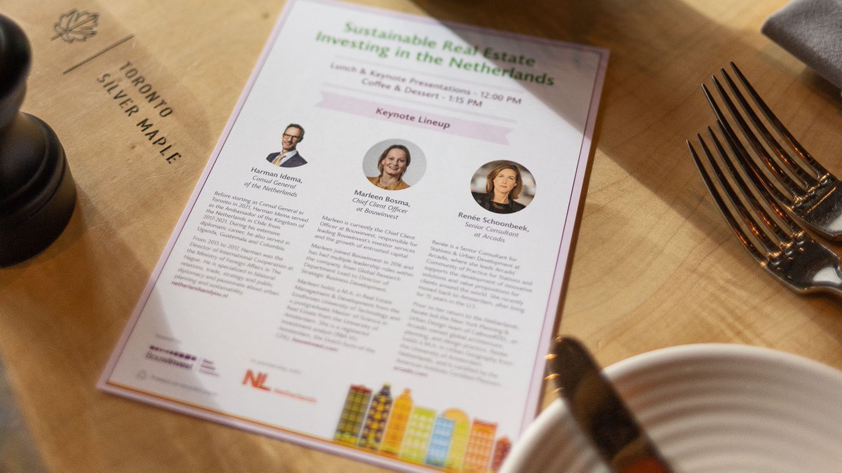 HarmaninToronto's tweet photo. How can smart and sustainable planning and buildings transform cities?

@Bouwinvest and @ArcadisGlobal, two big players in the real estate sector, took investors on a virtual tour of sustainable and circular buildings in The Netherlands.

Message: to stay ahead, invest in it now! https://t.co/1fTHZMnISF
