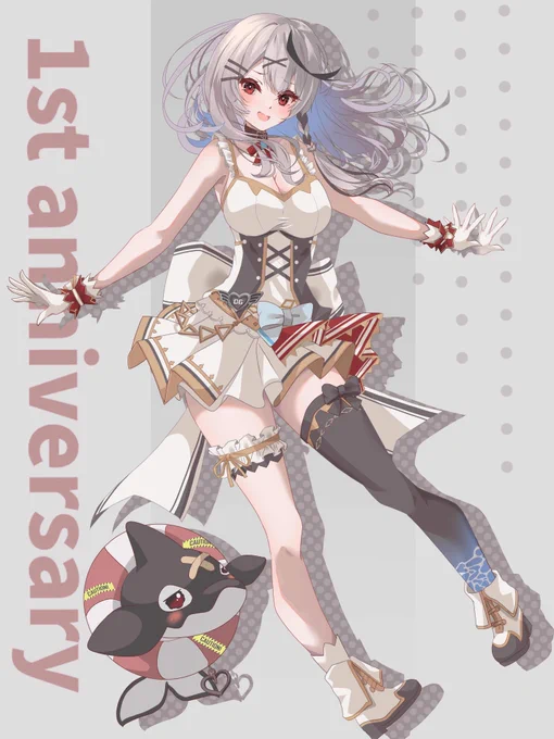 クロたん1周年おめでとう〜お歌もすっごい良かったし、安定のスロットでは笑わせて頂きましたwそして……アイドル衣装めちょカワでした(∩'∀`∩)#沙花叉クロヱ1周年記念ライブ#さかまた飼育日記 