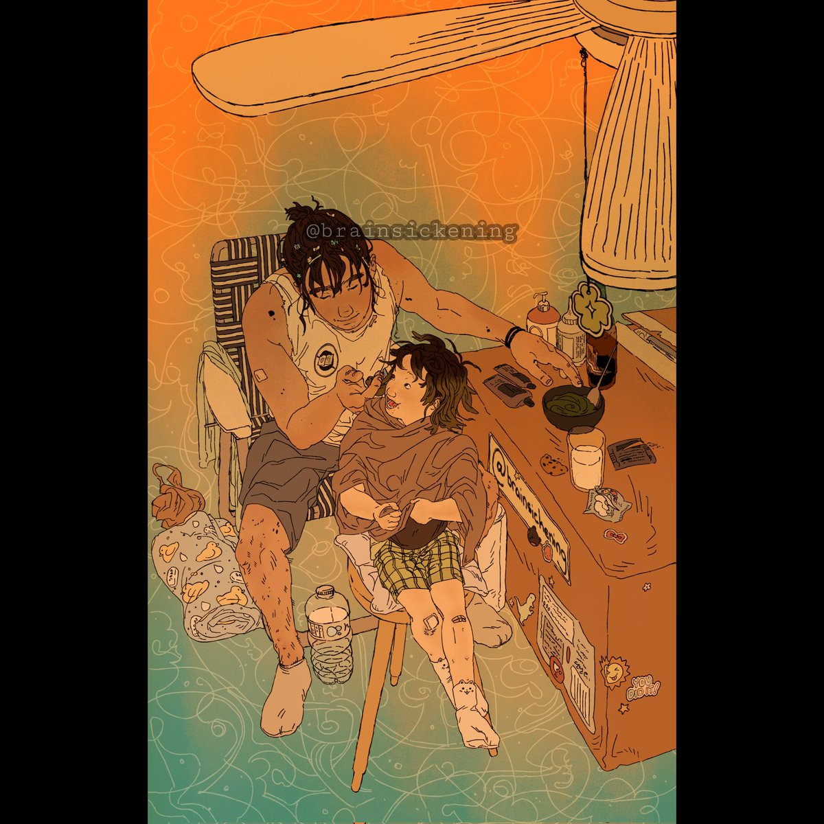brainsickening's tweet photo. i have so much to say abt this one but just know i love yotsubato so so so so so much i crazy i crazy https://t.co/wCYXSMrYKy