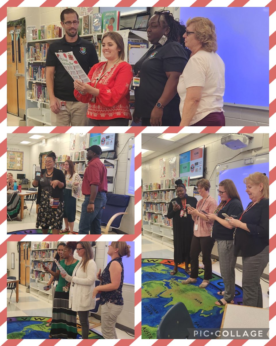 EdisonTampa's tweet photo. Teachers had fun creating jingles that described the next four weeks of school! #SpreadingHolidayCheer @HillsboroughSch @TransformHCPS https://t.co/FdbmUs5MNr