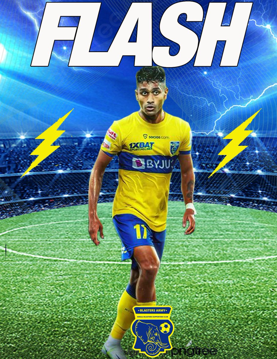 BlastersOficial's tweet image. Flash @rahulkp_r7_  @KeralaBlasters 
 #ഒന്നായിപോരാടാം #KBFC #blastersarmy