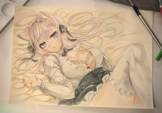 5枚目は数年ぶりのてゆてゆ。あと2枚描きたいんだけどイレギュラー発生してしまったので一枚でおわりそう😢 