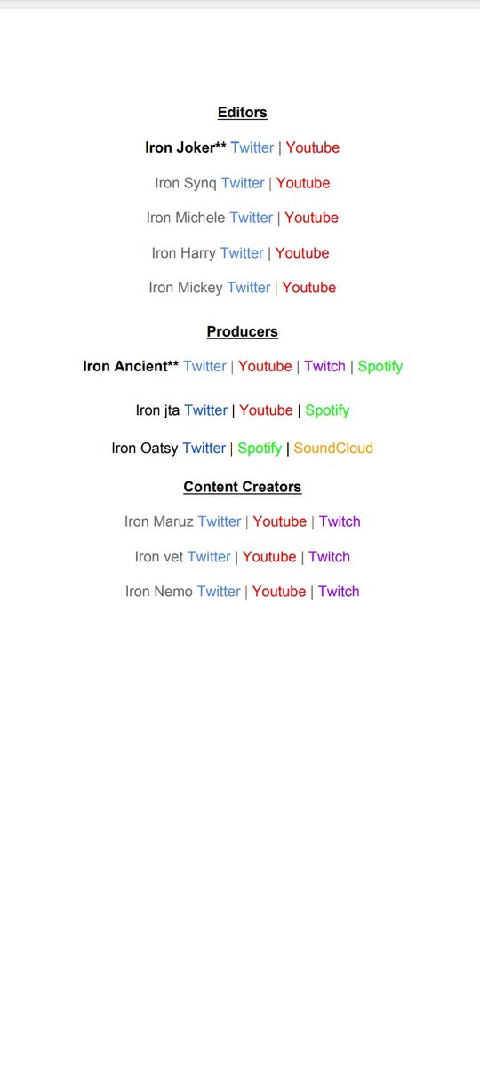 MizzGrizz's tweet image. Welcome all new members here is the first look at our Roster! @IronClanSniping