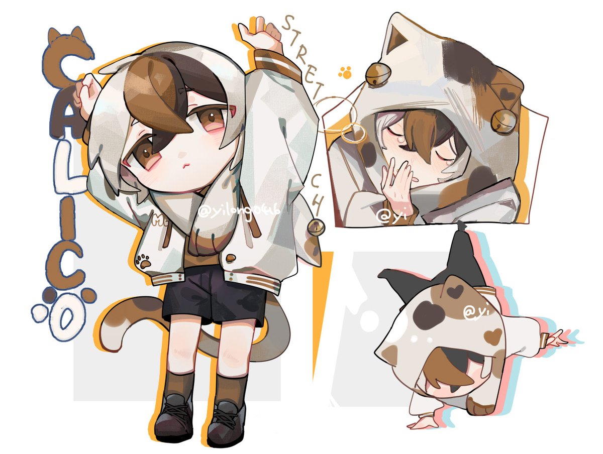 「some oc draws !! tried a new chibi style」|yi ٩(◦`꒳´◦)۶ busy ！のイラスト