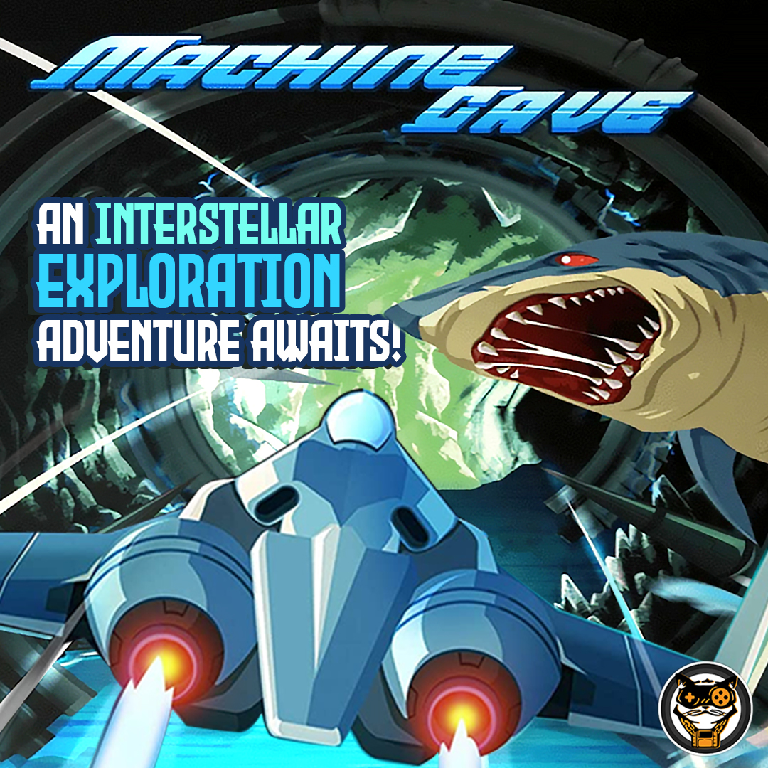 megacatstudios's tweet photo. Navigate an interstellar maze in this physics-based piloting game called #MachineCave! 

Buy it now on #NES: https://t.co/Ncfu2XXDzO https://t.co/KPDyjDVz1Z