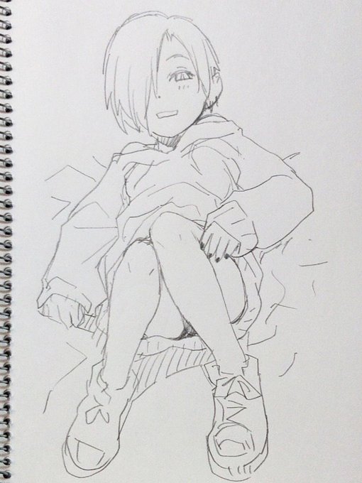 パーカー先輩小梅のらくがき
今日はぐったり… 