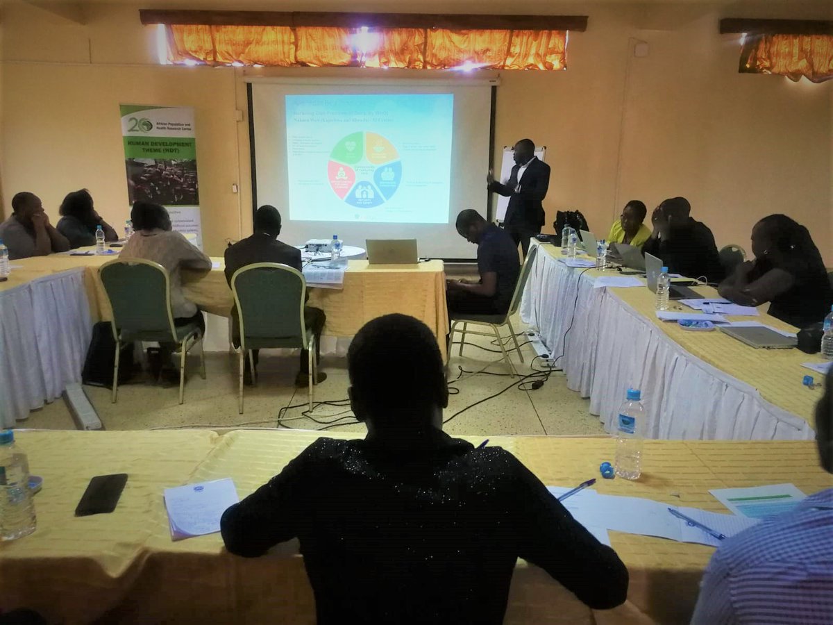 APHRC’s Early Childhood Development (ECD) research team is hosting policymakers from the Nakuru County Government to share midline study findings of the GrOW ll project. #CareWork #EarlyChildcare #WEE