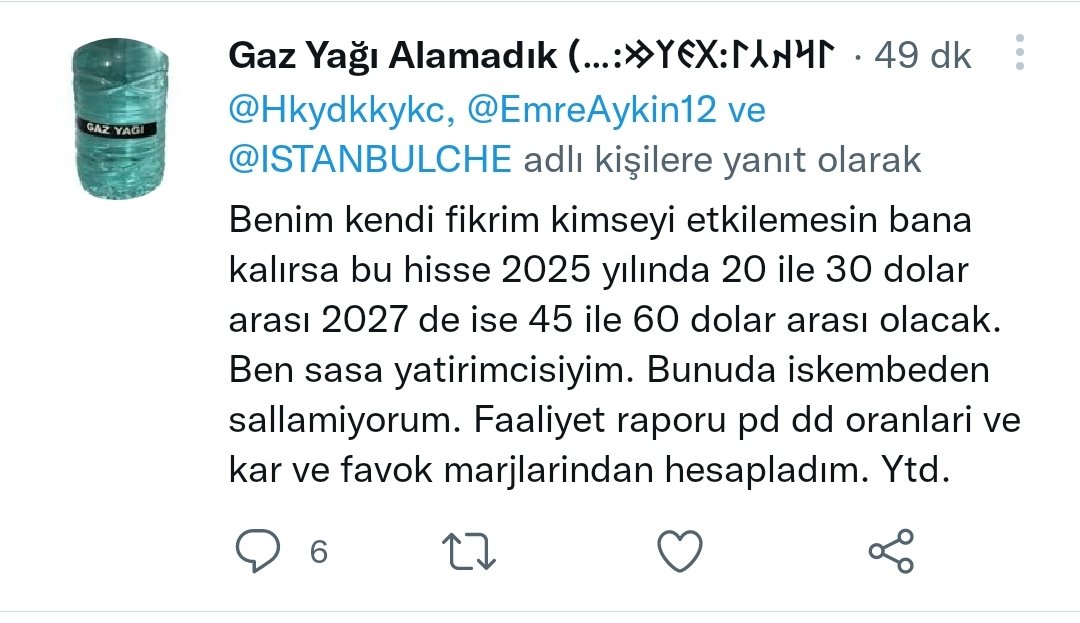 #SasaMağdurları sasa yatırımcısının psikolojik olarak incelemeliler. Olum harbi salakmısınız ya. Adamlarda ciro yok. Kasada para yok. Dünden beri 1000.tl olacak alıyom diyen salak dolu Twitter. Sizde asıl beyninin yanında matematik yok.