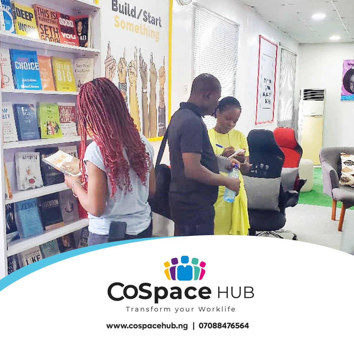 cospacehubng's tweet photo. Do you know that team desks are also available (for 3-6 staff) @cospacehubng?
PRICE: ₦1500 per staff (daily)
#cospacehubng #transformyourworklife #coworkingibadan #coworkspaceibadan #coworkspaceinibadan #exploreibadan #virtualofficeibadan #ibadancoworkingspace #ibadanstartup https://t.co/StD72vV7U7