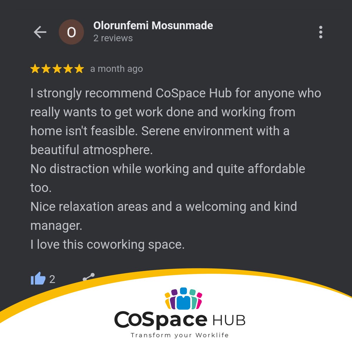 cospacehubng's tweet photo. Do you know that team desks are also available (for 3-6 staff) @cospacehubng?
PRICE: ₦1500 per staff (daily)
#cospacehubng #transformyourworklife #coworkingibadan #coworkspaceibadan #coworkspaceinibadan #exploreibadan #virtualofficeibadan #ibadancoworkingspace #ibadanstartup https://t.co/StD72vV7U7