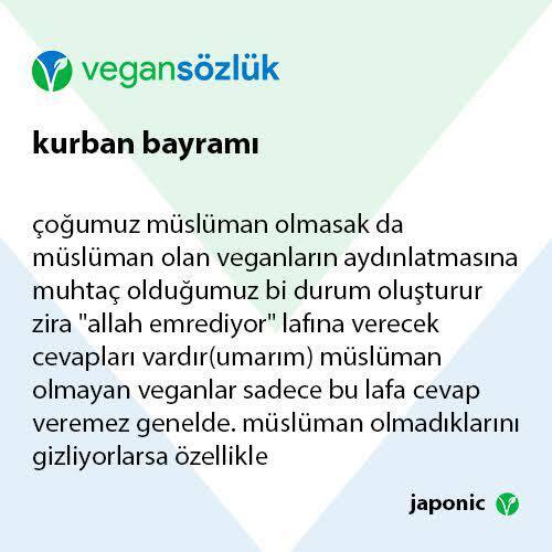 Sen de yazar olarak fikirlerini ve tecrübelerini aktarabilir, veganlıkla ilgili konularda bildiklerini paylaşan yazarlara katılabilirsin🌱

#vegansözlük #barıştabağındabaşlar #vegan #veganol #govegan #thefutureisvegan #veganlarneyer #vegansozluk #ang… instagr.am/p/Clk2-hXqsV8/