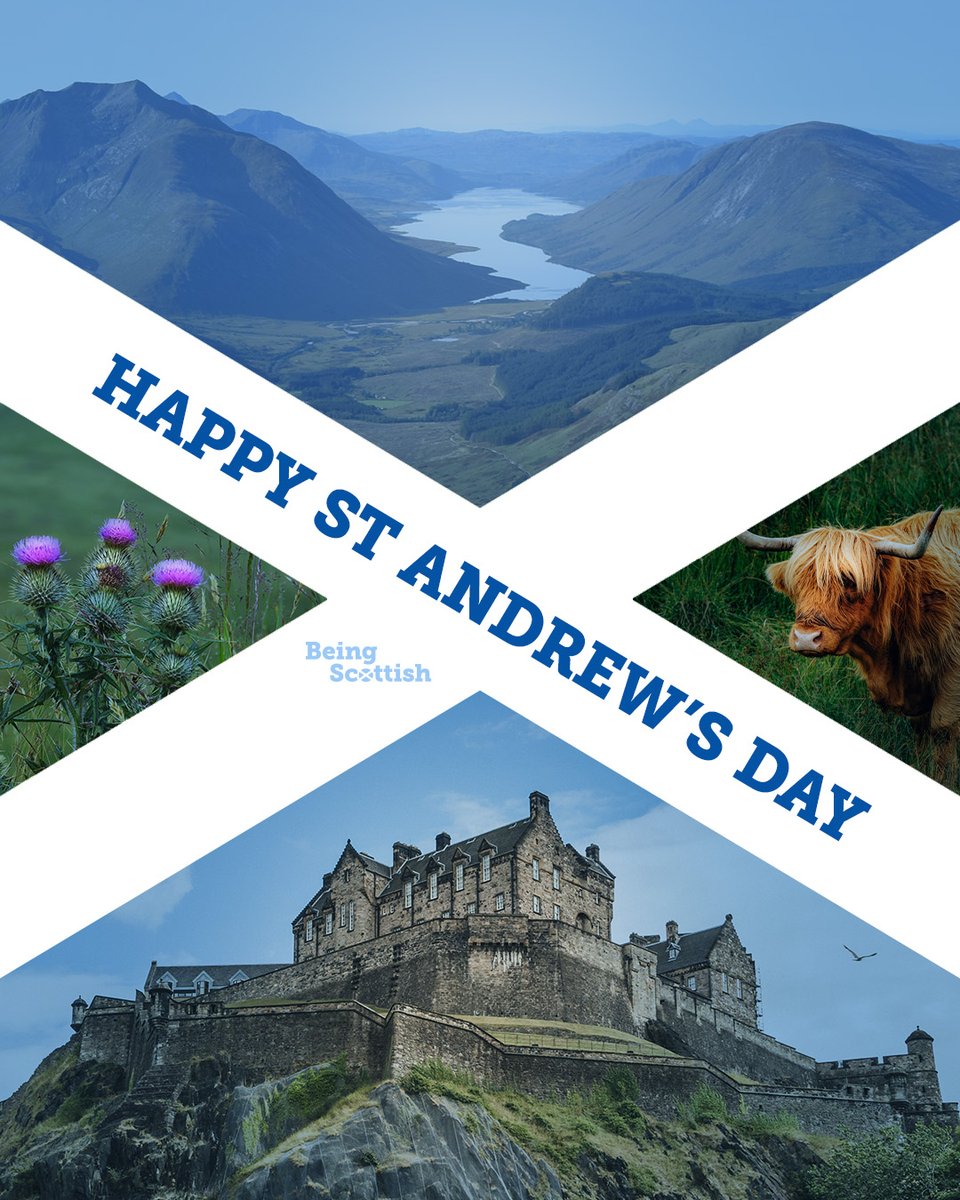 Happy St Andrew's Day! A day to celebrate being Scottish. Have a cracking day everyone #StAndrewsDay