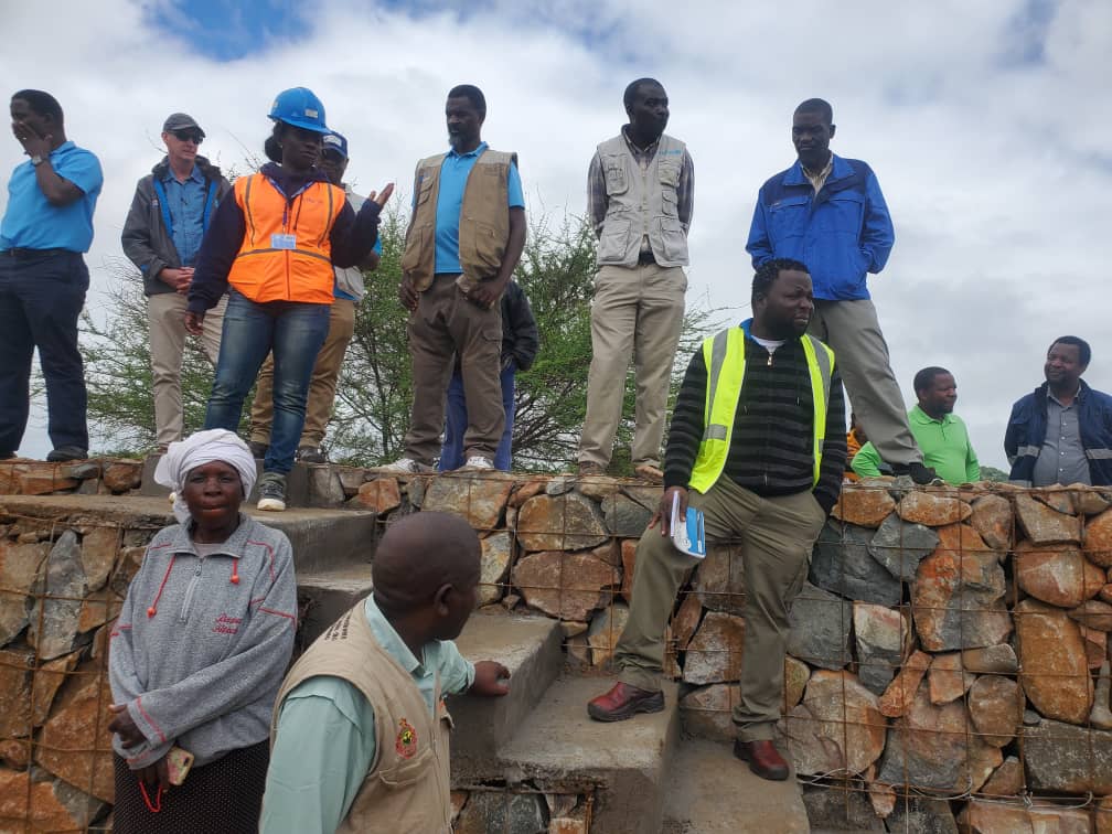 The Zimbabwe Idai Recovery Project (ZIRP) (@zirp_zimbabwe) on Twitter photo Flash floods in Gudyanga have caused severe siltation threatening the productivity of the irrigation scheme. <a href="/ZIRP_Zimbabwe/">The Zimbabwe Idai Recovery Project (ZIRP)</a> has constructed the largest gabion wall in Zimbabwe to protect the scheme.
#WBfieldmission Flash floods in Gudyanga have caused severe siltation threatening the productivity of the irrigation scheme. <a href="/ZIRP_Zimbabwe/">The Zimbabwe Idai Recovery Project (ZIRP)</a> has constructed the largest gabion wall in Zimbabwe to protect the scheme.
#WBfieldmission