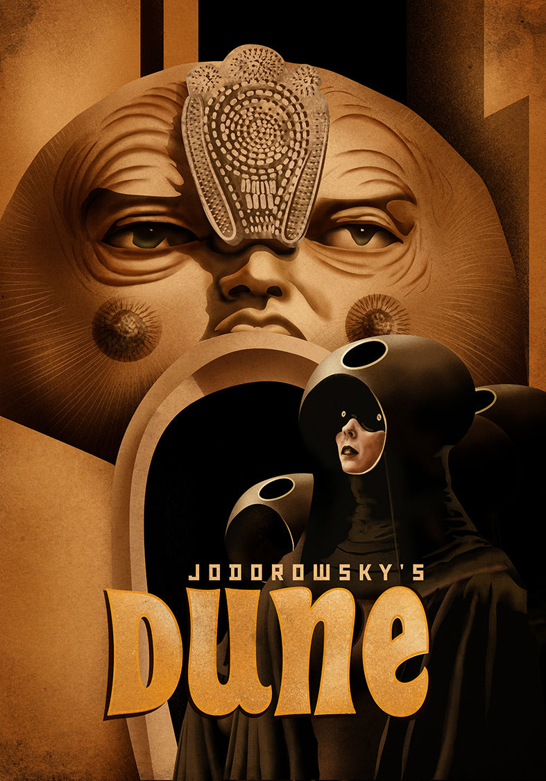 Инспириран од сликите креирани со вештачка интелегенција за филмот "DUNE"  не можев а да не направам постер (нацртан рачно со маус)