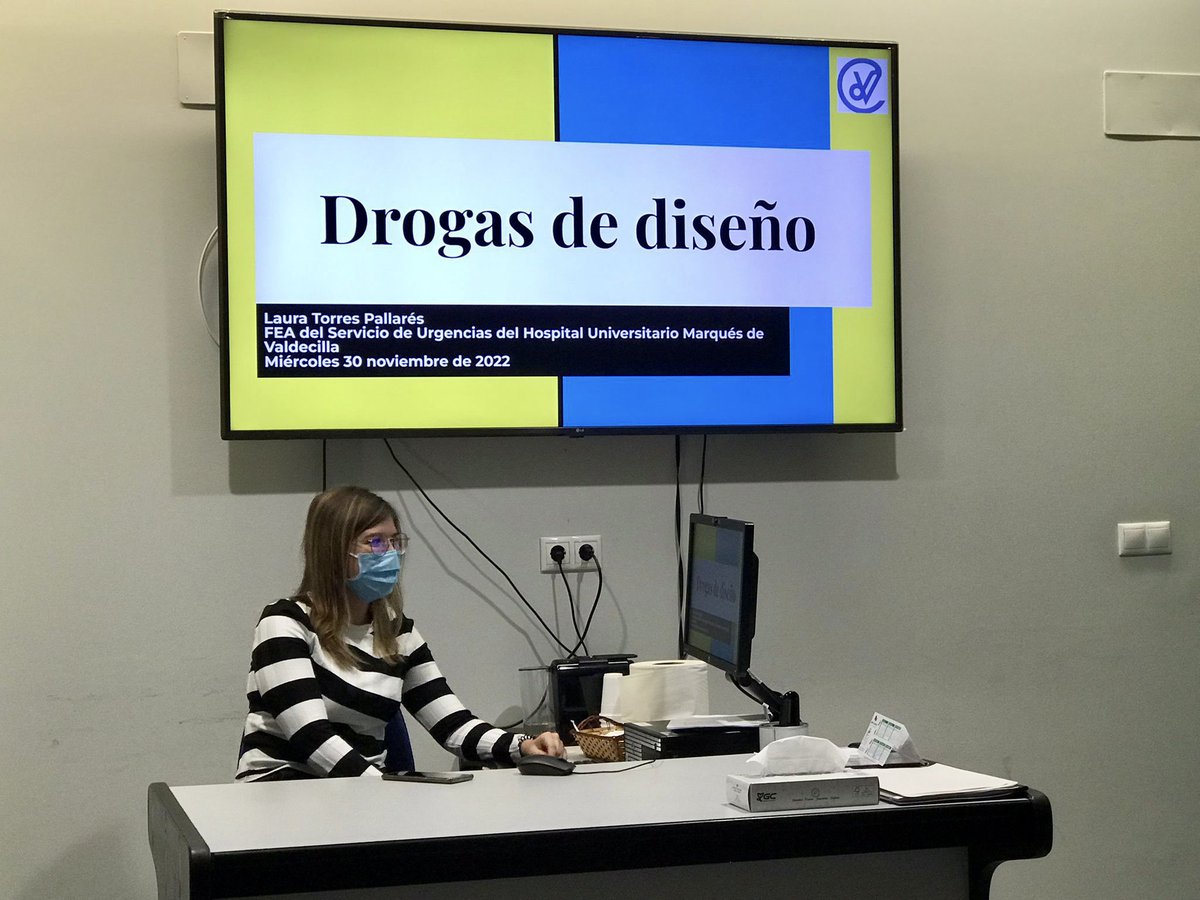 Las drogas de diseño son una gran preocupación y han demostrado ser un motivo de preocupación en el Servicio de Urgencias. Para ayudar a enfocar este tema, la doctora Laura Torres Pallarés nos dio una gran charla.